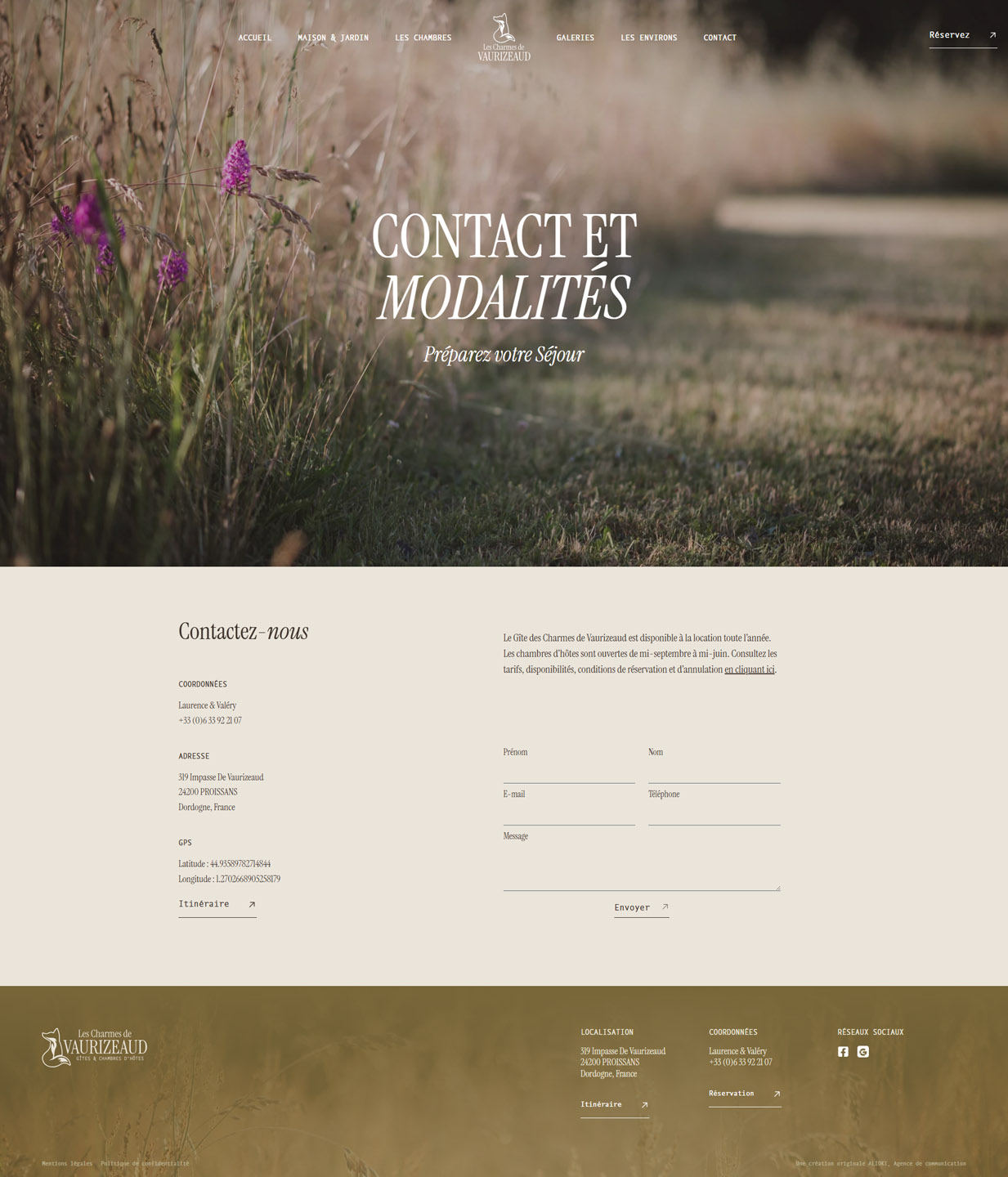 alioki agence communication sarlat dordogne creation site internet vaurizeaud page7