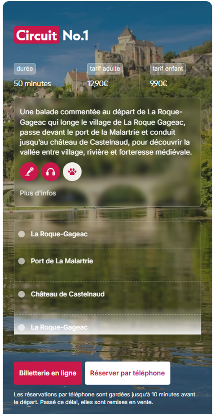 creation site internet gabares norbert roque gageac dordogne mobile 6