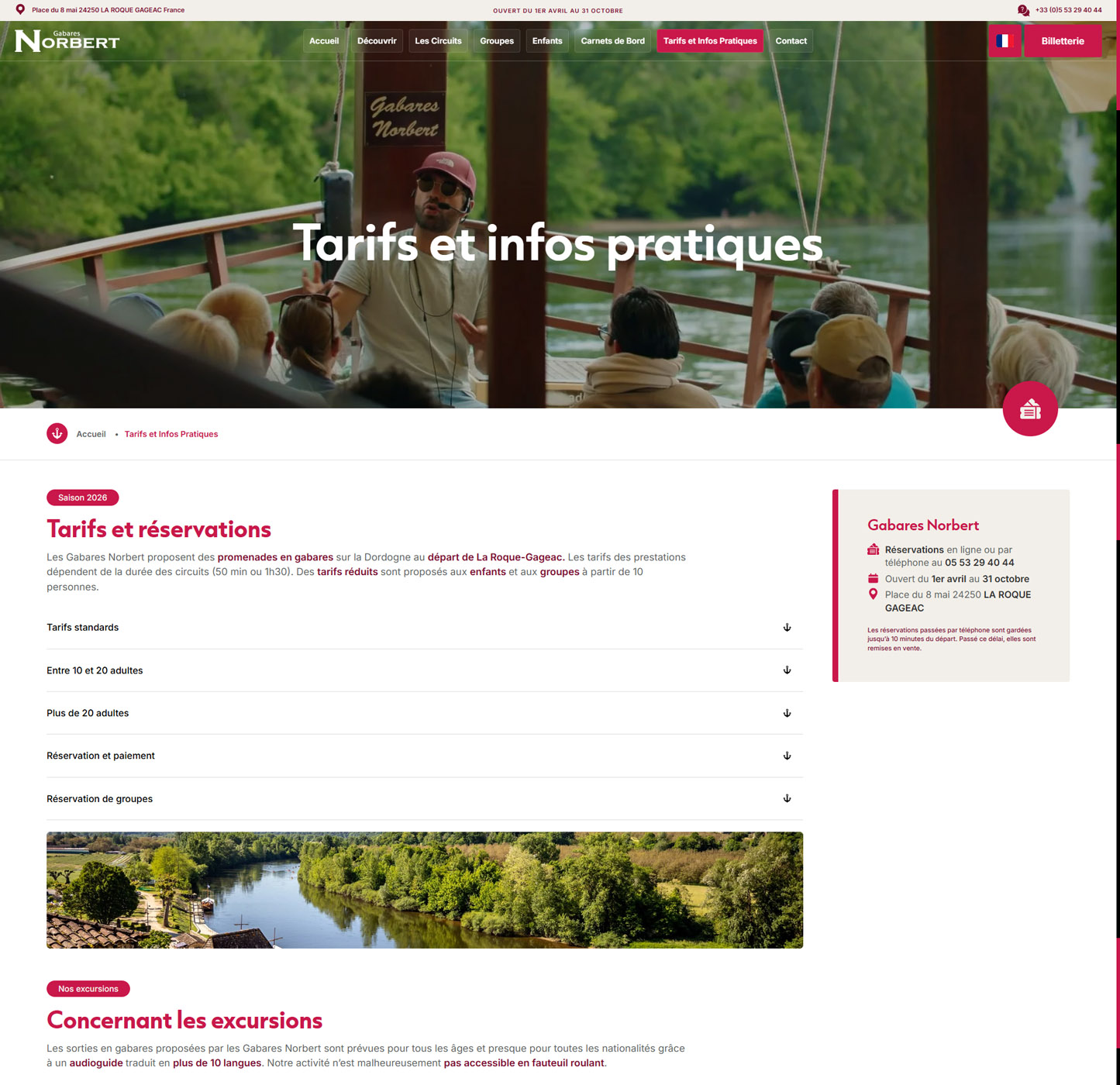 creation site internet gabares norbert roque gageac dordogne page 7