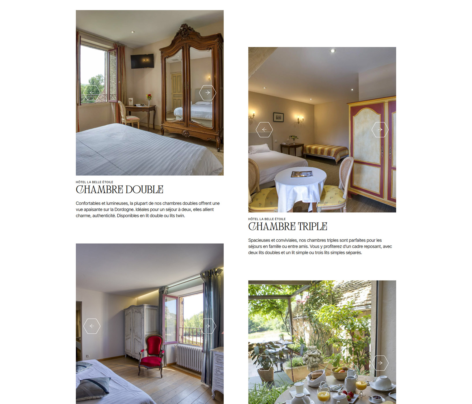 creation site internet restaurant dordogne belle etoile page 3