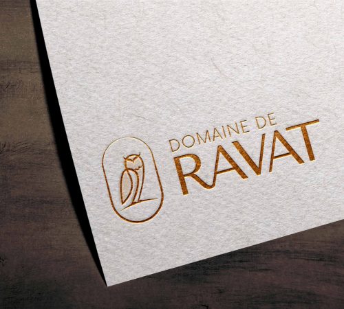 alioki agence communication sarlat dordogne creation logo identite domaine de ravat logo